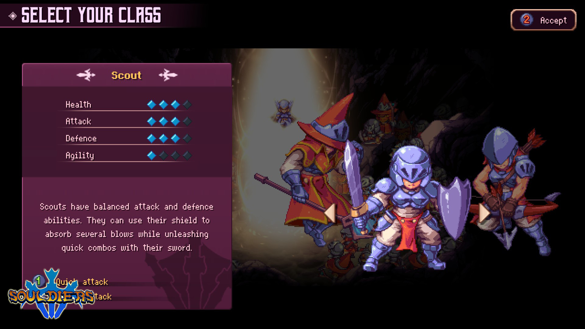 Souldiers official storefront screenshot