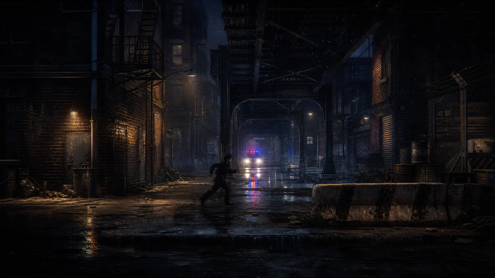 Block Wildin media hub poster showing a dark 1990s-inspired alley gameplay frame